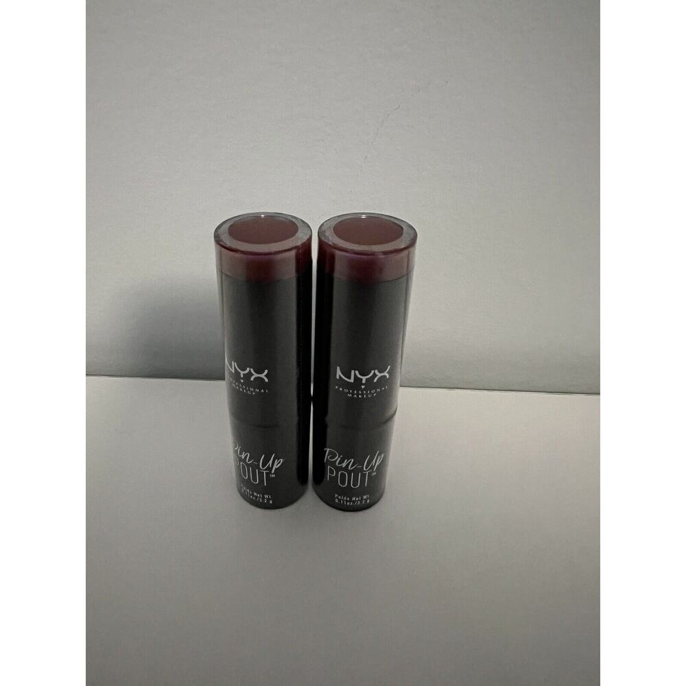 NYX Pin-Up Pout Lipstick PULS24 Individualistic Lot Of 2
